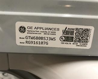 #9 GE GE Dryer $300
#10 GE Washer $300
The set is less than one year old. 