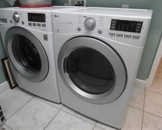 LG set, 3 years old, washer & gas dryer