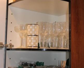 Assorted Glassware and Stemware