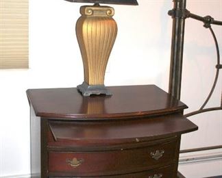 Pair of Lexington Night Stands and Lamps