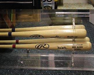 Signed Baseball Bats