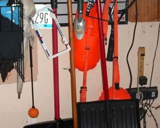 Snow Shovels and Garden items