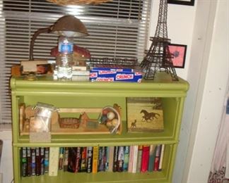 Book Case and Knick Knacks.