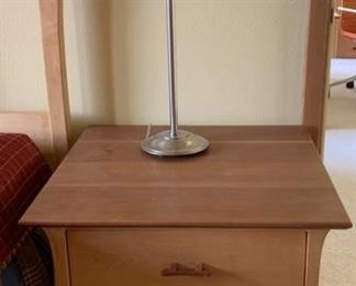 McKinnon Shinto Style night stand sold as a pair. Tall lamps