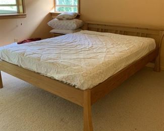 McKinnon Shinto style Queen bed with mattress