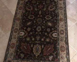 Decorative Wool Rug 35” x  62”