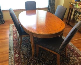 Drexel Oval Wood Dining Table 42” x 64”