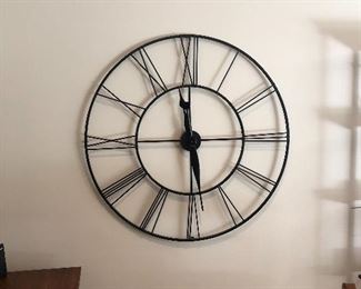 45” Decorator Wall Clock Sculpture