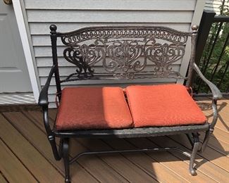 Cast Metal Patio Swing