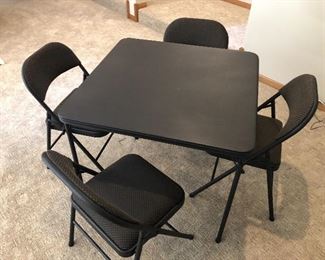 Cosco Folding Table w/ 4 Chairs