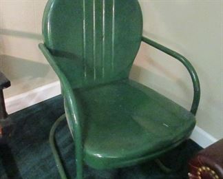 1950's metal lawn chair