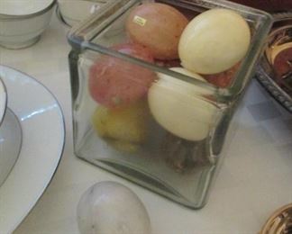 stone eggs