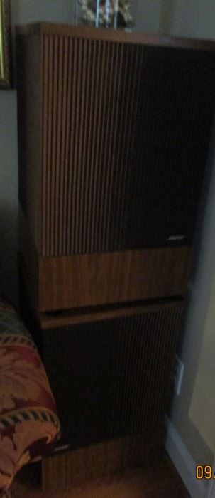 vintage Bose speakers model 501