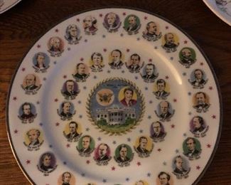 President plate with Ronald Reagan 