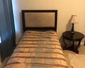 There are two of these twin beds