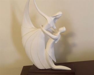 ceramic dancing statue