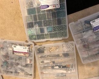 jewelry findings organized ever so neatly in containers