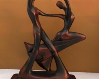 ceramic dancing statue