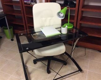 Desk and Chair on Wheels