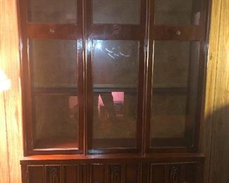 Crypt for squirrels or cool MCM china cabinet, you decide -- Okay, I decided for you: COOL MCM CHINA CABINET!!
