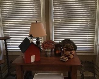 Little Red Schoolhouse, Choctaw Indian basket
