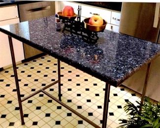 granite top portable kitchen island