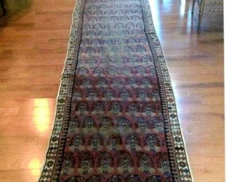 antique 32" x 18' oriental hall runner