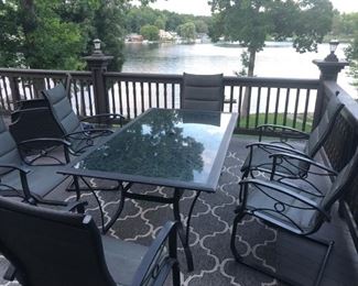 LARGE ASSORTMENT OF HIGH QUALITY PATIO FURNITURE THAT IS BROUGHT  INDOORS EACH YEAR