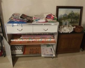 formica top cabinet and christmas