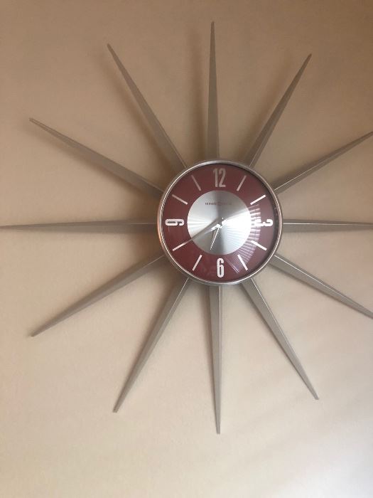 Howard Miller Starburst clock