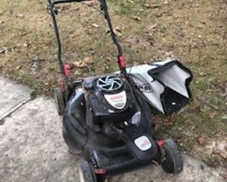 Craftsman self propelled lawn mower!  Front wheel drive!  Your grass is not done growing.....we have 2 or 3 more months of mowing to do until the mowers go into hibernation for the winter!  Then you will need the snow blower that we are selling!  :)