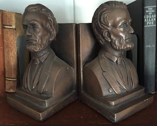 Abraham Lincoln Bookends (Plaster)
