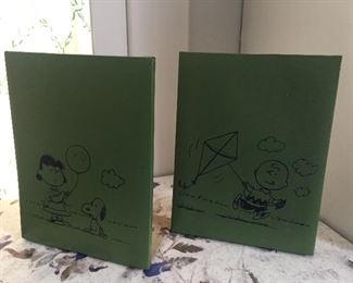 Peanuts Themed Bookends