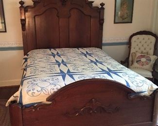 Antique Eastlake Bed