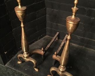 Brass Andirons