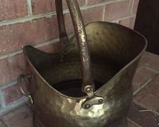 Brass Coal Bucket 