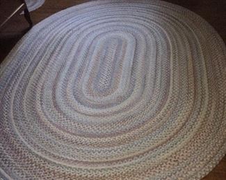 Large Oval Braided Rug