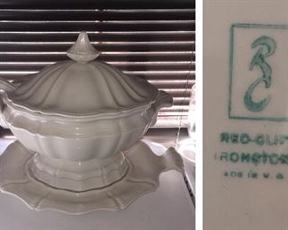 Red Cliff Ironstone Soup Tureen