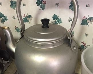 Large Aluminum Teapot