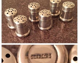 Small Sterling Shakers