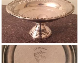 Sterling Weighted Compote Dish