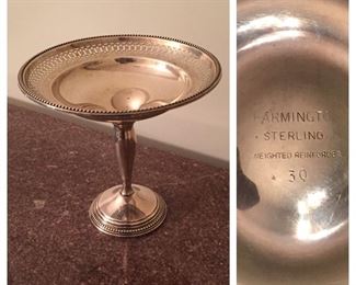 Sterling Weighted Compote Dish