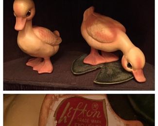 Ceramic Ducks - Lefton Japan