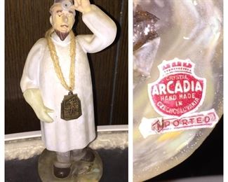 Czech Crystal Arcadia Doctor Figurine