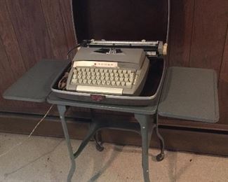 Metal Typewriter Table/Typewriter
