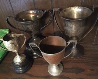 Antique Loving Cup Golf Trophies