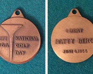 1955 Life P.G.A. National Golf Day Medal(Patty Berg)
