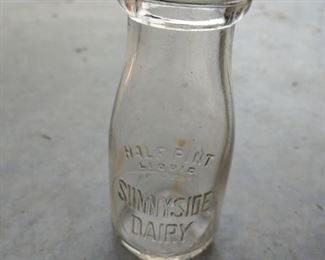Half Pint Sunnyside Dairy Milk Bottle 