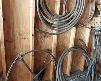 Large Old Metal Plumbing Snakes