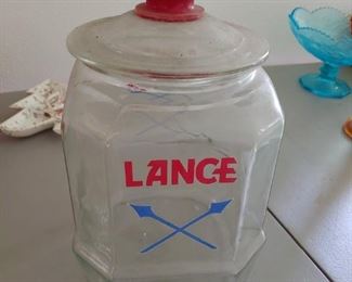 Old Lance Jar with Lid
